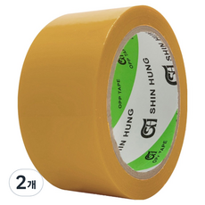 Shin Hung 冷藏冷凍用 Raba 膠帶 黃色 48mm x 50m, 2個