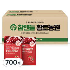 참앤들황토농원 NFC 착즙원액 100% 석류즙, 70ml, 700개