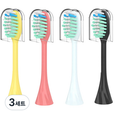 토비메모리 필립스 원 전동칫솔 HY1100 HY1200 호환모 4종 세트, 3세트