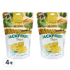 LAFOOCO 波羅蜜脆片, 4包, 100g