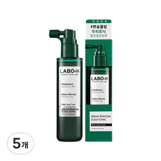 라보에이치 탈모증상완화 노세범 스칼프 토닉, 80ml, 5개