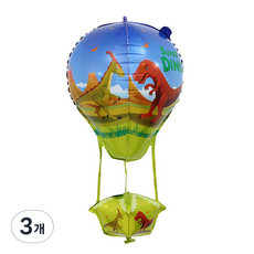 Second Best 熱氣球 4D 慶典派對氣球 90 x 29 cm, 3個, TYPE 20