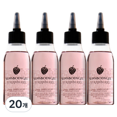 센스바디 스트로베리 바디슬리밍 마사지젤 상콤한 딸기향, 20개, 100ml