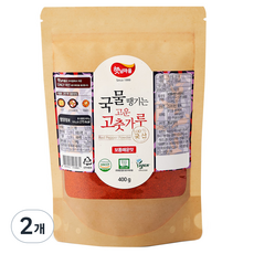 햇님마을 국물 땡기는 국산 고운 고춧가루 보통매운맛, 400g, 2개