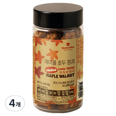 그린너트 메이플 호두 정과, 140g, 4개