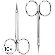 THREE SEVEN 高級修眉剪, 銀色, 10個