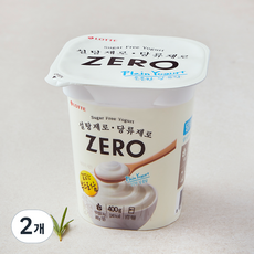 제로 플레인 요거트, 400g, 1개입, 2개