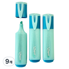 Maped 閃亮亮粉螢光筆 粉彩, 藍寶石, 9個