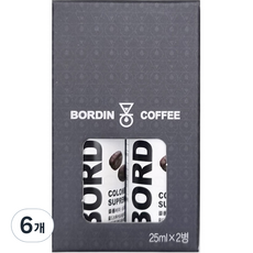 BORDIN 冷萃冰滴咖啡原液 哥倫比亞特選級, 25ml, 2瓶, 3盒