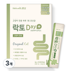 네츄럴랩 고양이 락토데이 오리지널 영양제, 60g, 관절+장건강, 3개