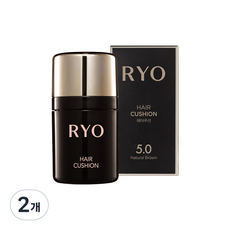 려 헤어쿠션 7g, 자연갈색 5.0, 2개