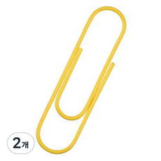 라이크존 다용도 클립 옐로우 100mm, 2개, 1개입