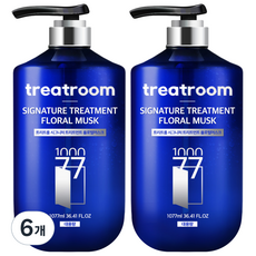 트리트룸 시그니처 대용량 트리트먼트 플로럴머스크향, 1.077L, 6개