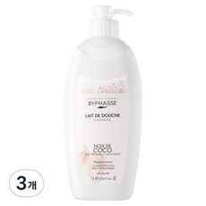 바이빠세 대용량 고보습 바디워시 코코넛, 1L, 3개