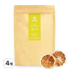 티랑 원데이워터 건조레몬차, 60g, 4개