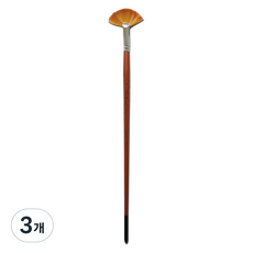 韓國 Rubens 扇形筆刷 91FN, 3個, 2號