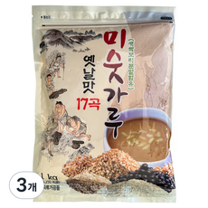 더해담 옛날맛 17곡 미숫가루, 1kg, 3개