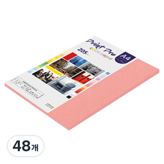 paperculture Print Pro 厚磅彩色影印紙 205g No.25 鮭魚色, A4, 48個