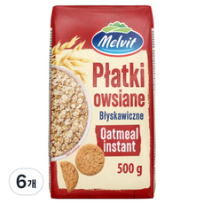 Melvit 高蛋白燕麥片, 6個, 500g