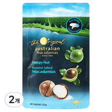 The Original Happy Nut 鹽味夏威夷豆, 2個, 225g