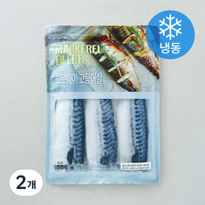 노르웨이산 고등어살 (냉동), 2개, 500g