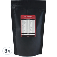 SALES CAFE 混合原豆咖啡 淡味, 冰滴咖啡, 1kg, 3個