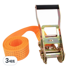 貨物自動捆綁帶 棘輪式 3噸, 3套