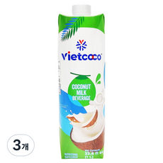 Vietcoco椰奶飲料, 1L, 3個