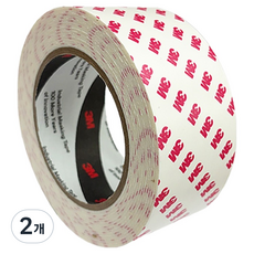 3M 多用途海綿泡棉雙面膠帶 白色 50mm x 4m, 2個