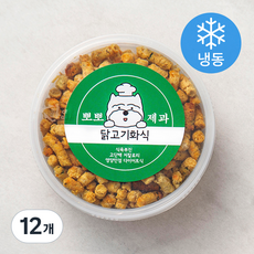 뽀뽀제과 강아지 냉동 화식, 닭고기, 70g, 12개