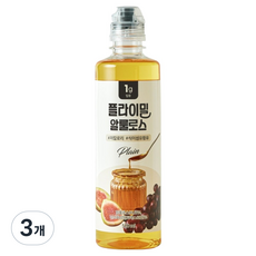 플라이밀 저칼로리 알룰로스 플레인, 520ml, 3개