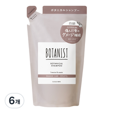 보타니스트 보타니컬 샴푸 데미지케어 프레지아 카시스향 리필, 6개, 400ml
