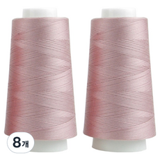 UNIQUE Premium OWL Coresa 45支2股縫紉線, 8 玫瑰粉, 8個