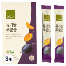 ORGA ORGA有機李子汁 10入, 3個, 200ml