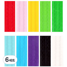 lamb-lamb Photo Diary Sticker COLOR 10 SET 모서리 스티커, 혼합색상, 10개입, 6세트