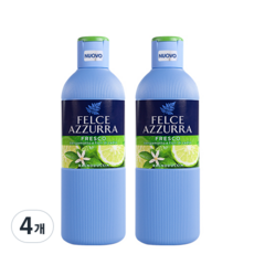 FELCE AZZURRA 香氛沐浴露 香檸檬&茉莉花香, 650ml, 4瓶