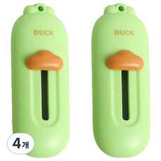 女神磁吸式開箱圓刃美工刀, 綠色, 4個