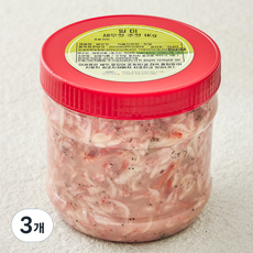 일미 새우젓 추젓, 1kg, 3개