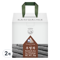 산그리메 우엉차 삼각티백 선물용패키지, 15개입, 2개, 1g