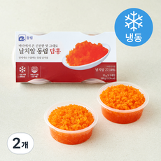 (주)동림수산 날치알 레드 담홍 2개입 (냉동), 2개, 100g