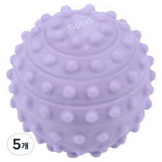 리와일딩 바이오 요가 마시지볼 50 x 50 x 50 mm, 5개, 바이올렛