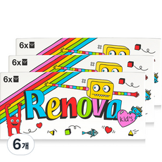 Lenova兒童版紙巾4層6片顏色隨機發送, 6個, 6入