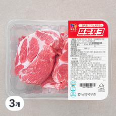 목우촌 한돈 목심 에어프라이어용 (냉장), 1kg, 3개