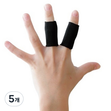 D&M 手指貼紮保護帶 單指用 106 2入, 黑色, 5個