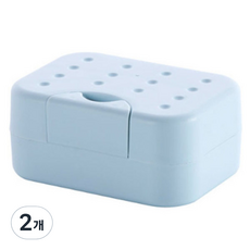 THE ZAKKA 凹凸肥皂盒, 淺藍, 2個