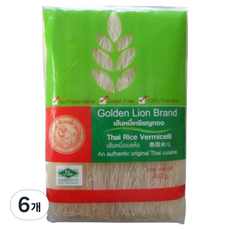 골든라이온 라이스 버미셀리 쌀국수면, 400g, 6개