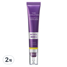 미샤 타임 레볼루션 8000샷 집중크림 레티놀8000, 25ml, 2개