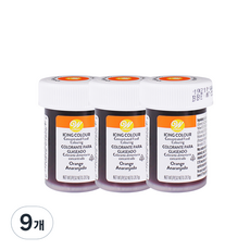 윌튼 아이싱칼라 오렌지, 28.3g, 9개
