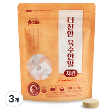 다담은 더진한 육수한알 치킨맛 20p, 80g, 3개