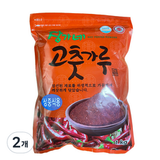 장가네 참맛 고춧가루 중식용, 1kg, 2개